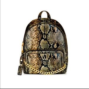 Victoria Secret Python mini backack